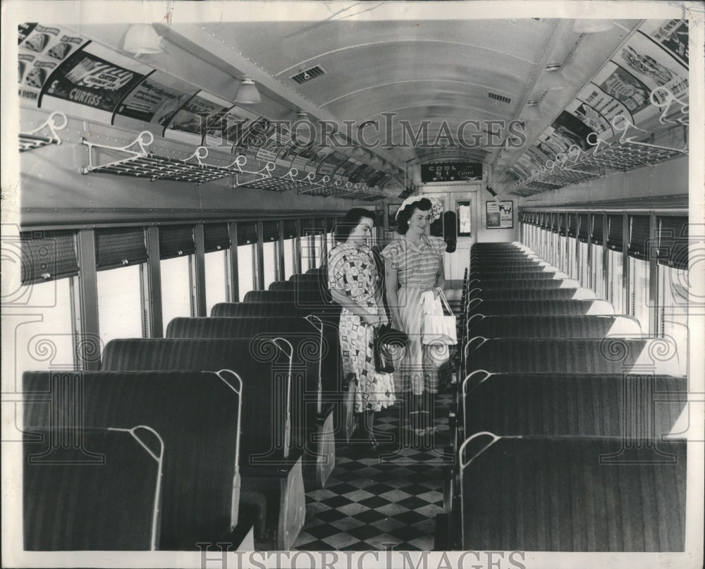 1948 Press Photo Madelyn Devos Railway Employee - RRR42391- Historic Images