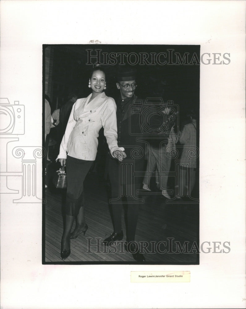 1991 Press Photo Doris Davenport Micheal Anderson Boost - RRR61401- Historic Images