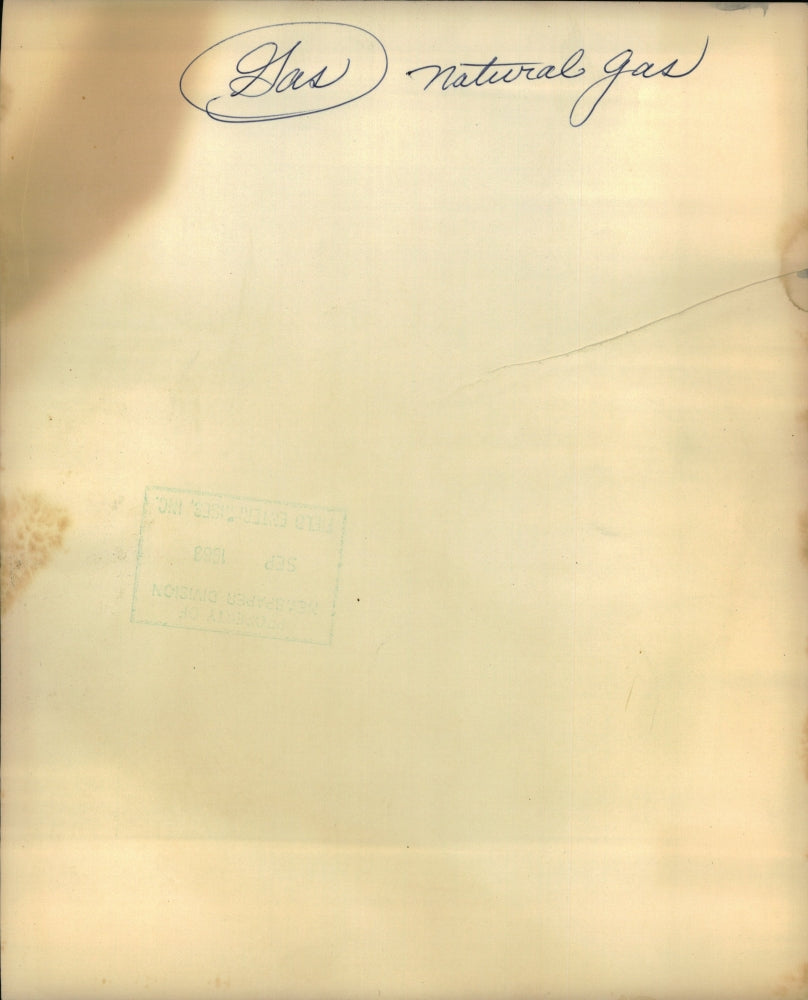 1963 Gas Geyser In St. Louis Press Photo - RRR76683