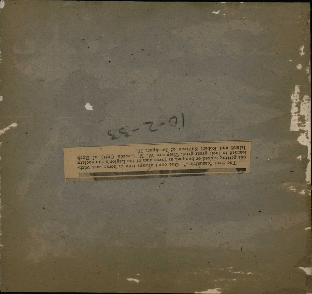 1933 Press Photo W.M Lawson (left) of Rock Island and R - RRR95489