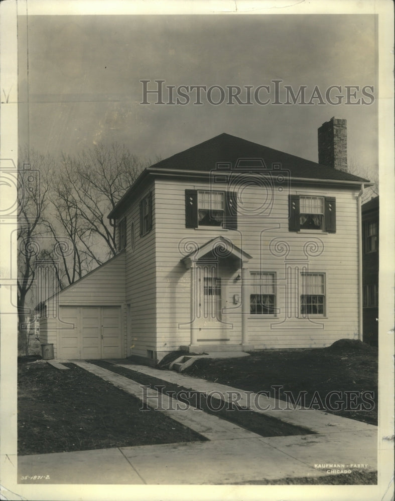 1935 Press Photo Georgian Home Section - RRR97811