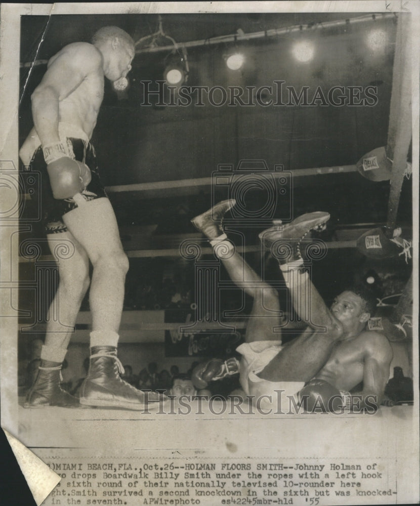 1955 Press Photo Johny Holman Boardwaik Billy Smith 10 - RRS56461- Historic Images