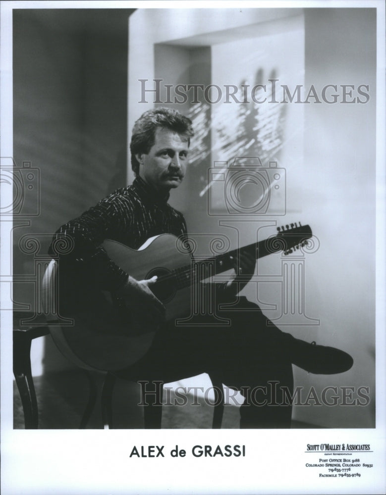 1993 Press Photo Alex de Grassi- Historic Images