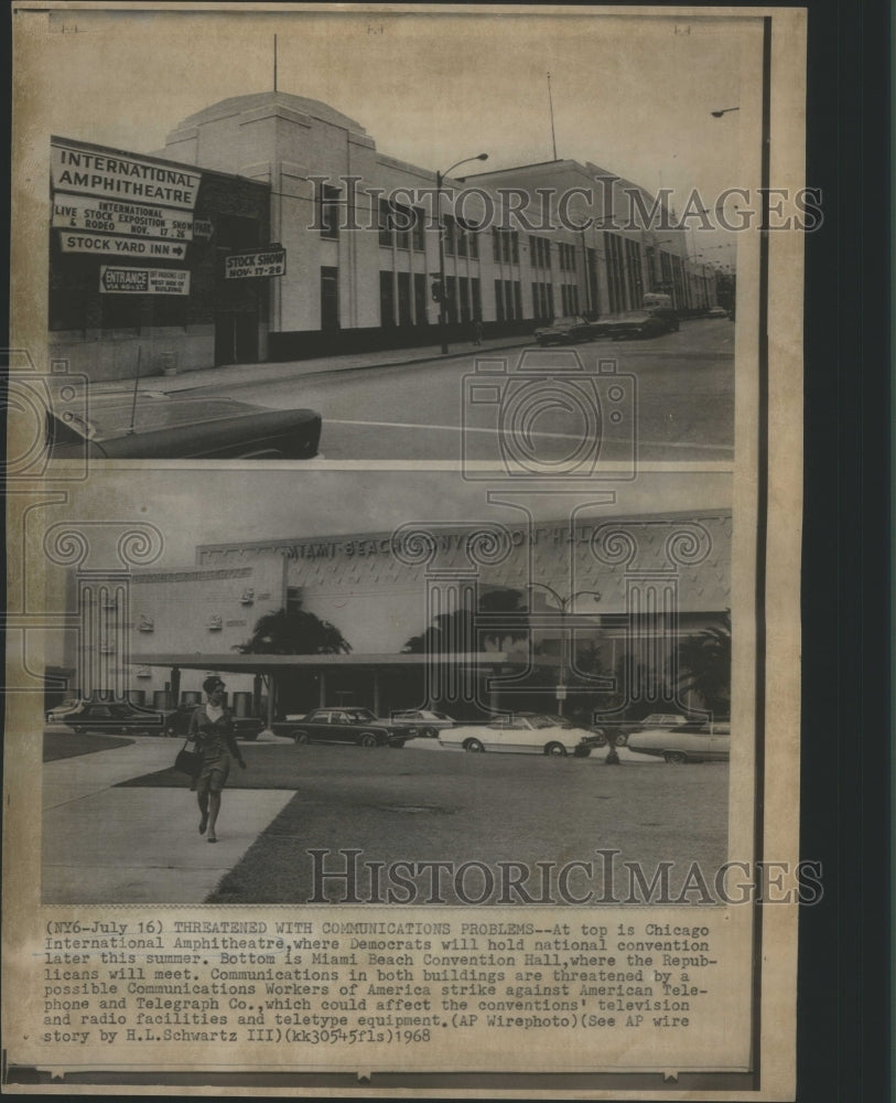 1968 Press Photo Threatened Communication Problems - RRU16803
