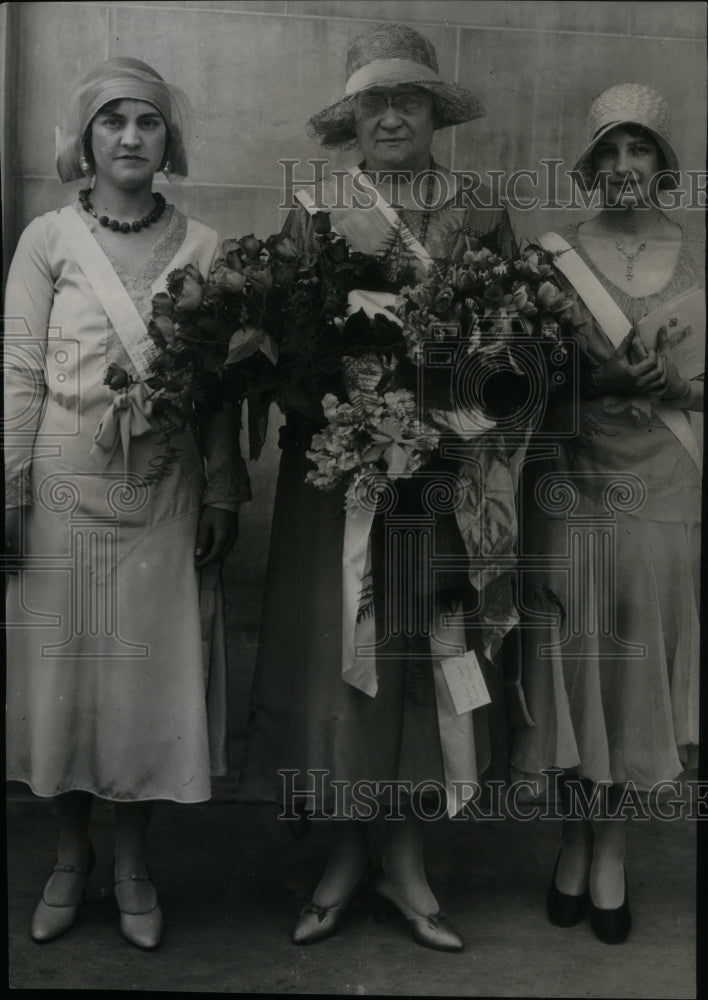1930 Press Photo Lowell Fletcher Hobart President Lucy - RRU24867