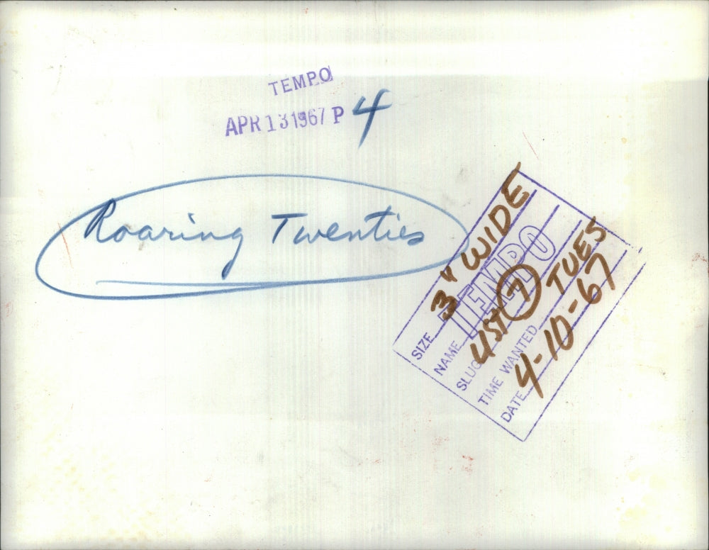 1967 Press Photo Roaring Twenties Group Dressed - RRU27399