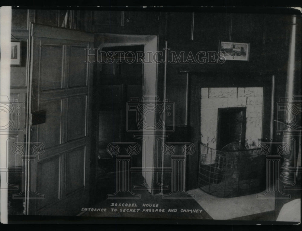 1938 Press Photo Boscobel House Squires Bedroom Door - RRU31389