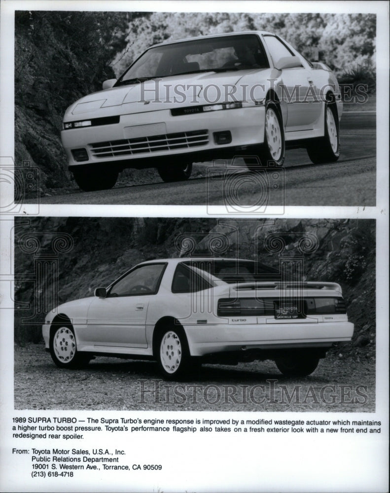 1989 Press Photo Toyota Supra Turbo - RRU41281