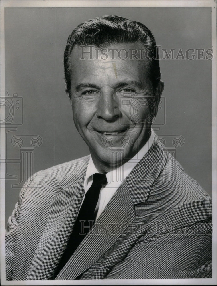 1963 Press Photo Dick Powell Singer - RRU61531