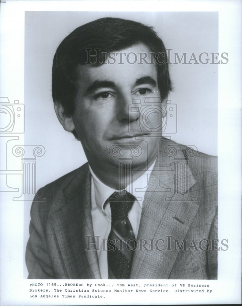 1982 Press Photo Tom West - RRU67433