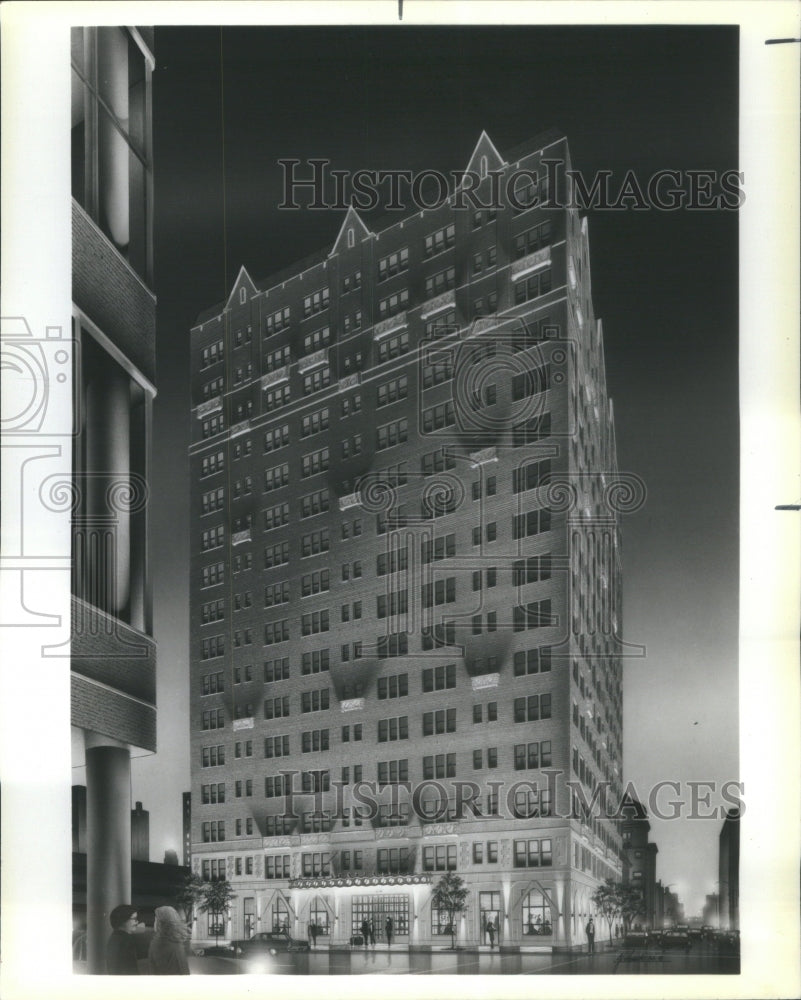 1985 Press Photo Lenox House/Hotel- Historic Images