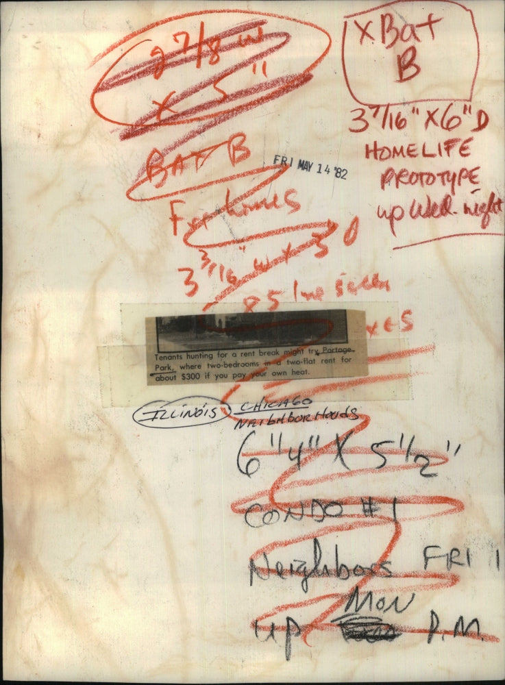 1982 Press Photo Package Park Bedroom Heat Tenants Rent - RRU77505