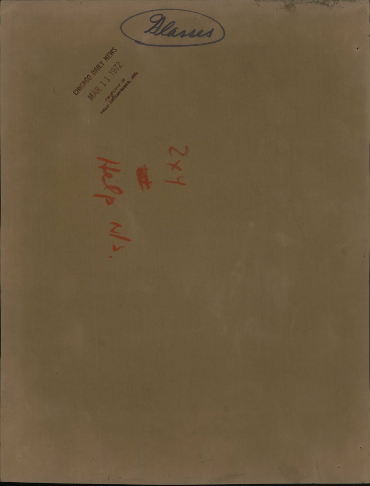 1972 Press Photo Space Age Glasses Detect Eye Movements - RRU81287