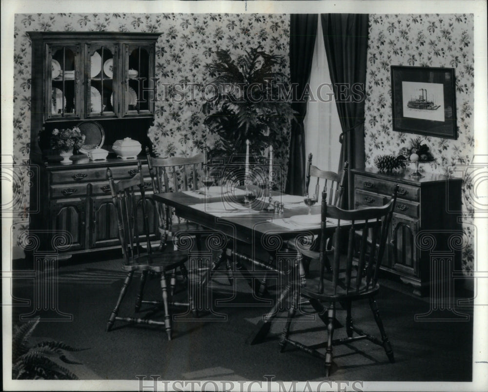 1973 Press Photo Early American Design - RRU88525