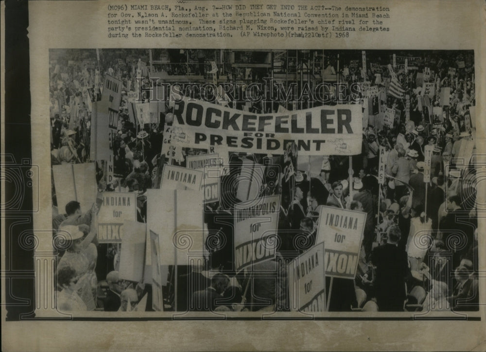 1968 Press Photo Republican National Convention - RRU97919