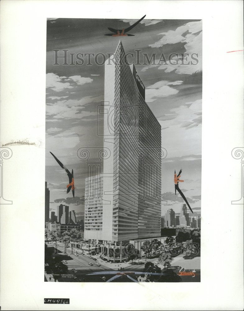 1962 Press Photo Biggest American Hotel picture - RRV00975