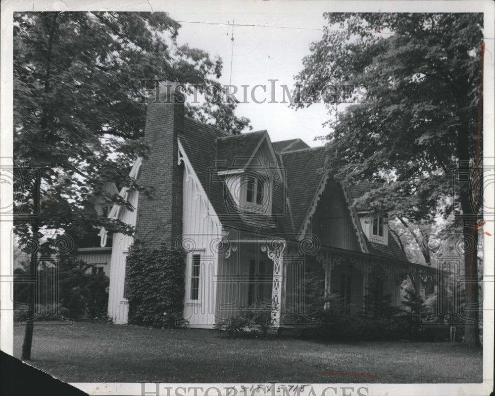 1962 Press Photo Isaac Reynolds House Eaton Rapids - RRV01249- Historic Images