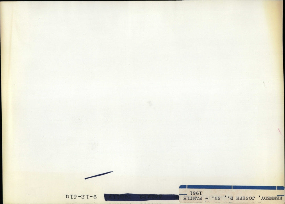 1961 Press Photo Grampa Kennedy Home Grandchildren Girl - RRV05527