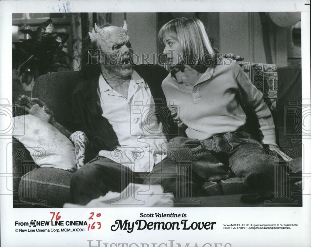 1987 Press Photo Michelle Little Actress Demon Lover - RRV05925