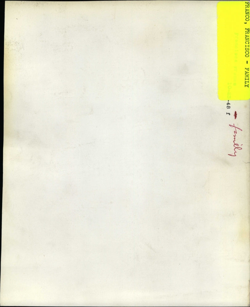 1948 Press Photo Generalissimo Francisco Franco admiral - RRV08199