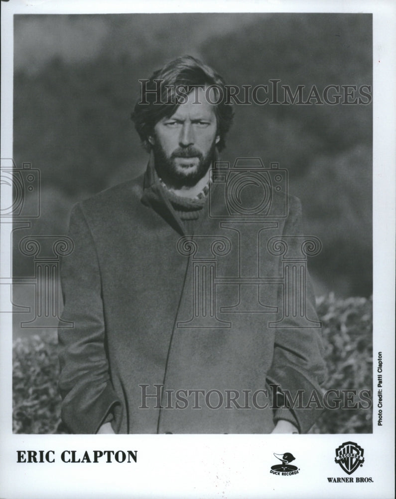 1986 Press Photo Eric Patrick Clapton English guitarist - RRV16143- Historic Images