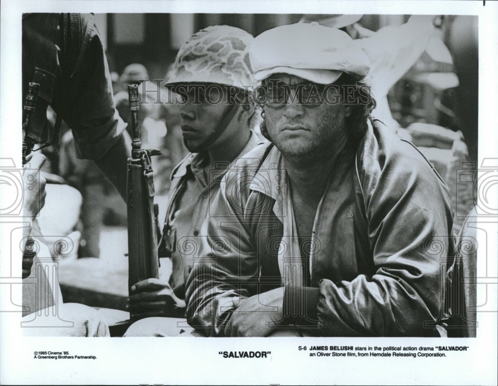 1986 Press Photo James Belushi Albanian American Actor - RRV17095