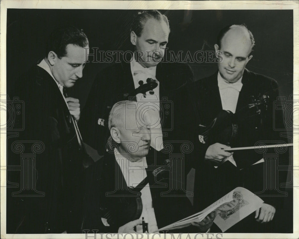 1970 Press Photo Hungarian String Quartet Beethoven - RRV18349- Historic Images
