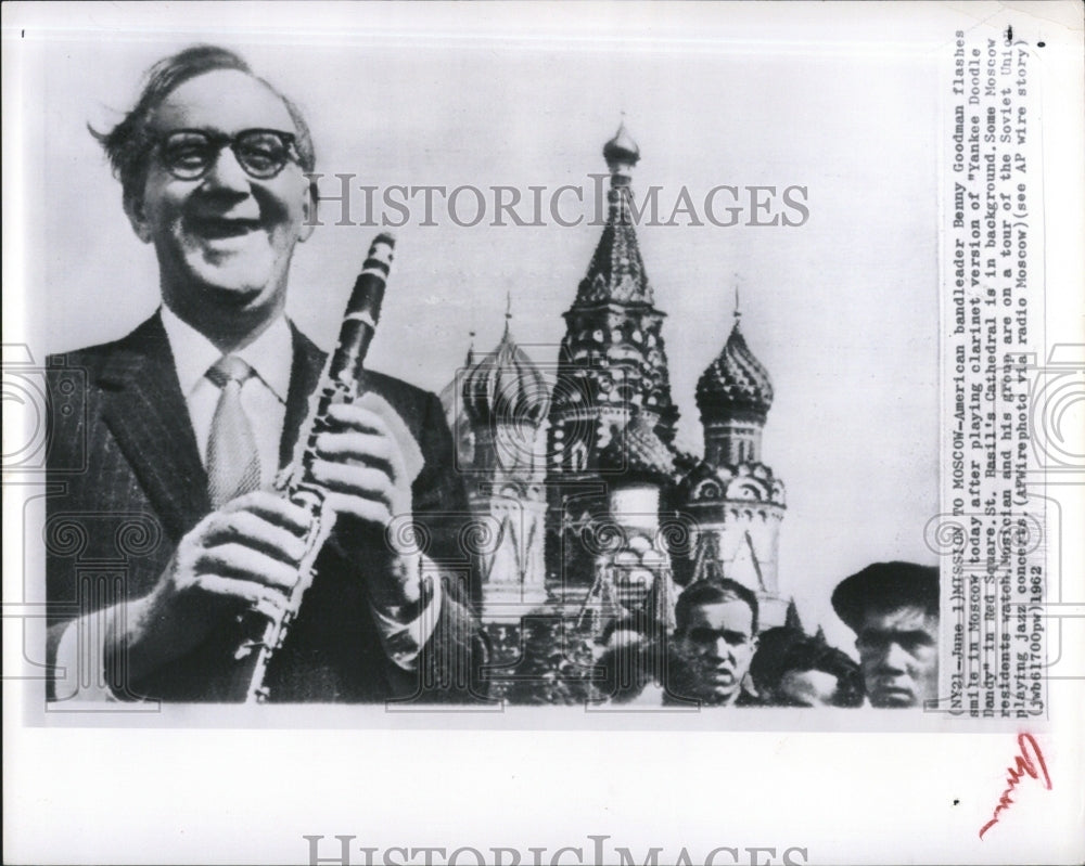 1962 Press Photo American Band Leader Benny Goodman - RRV26087- Historic Images