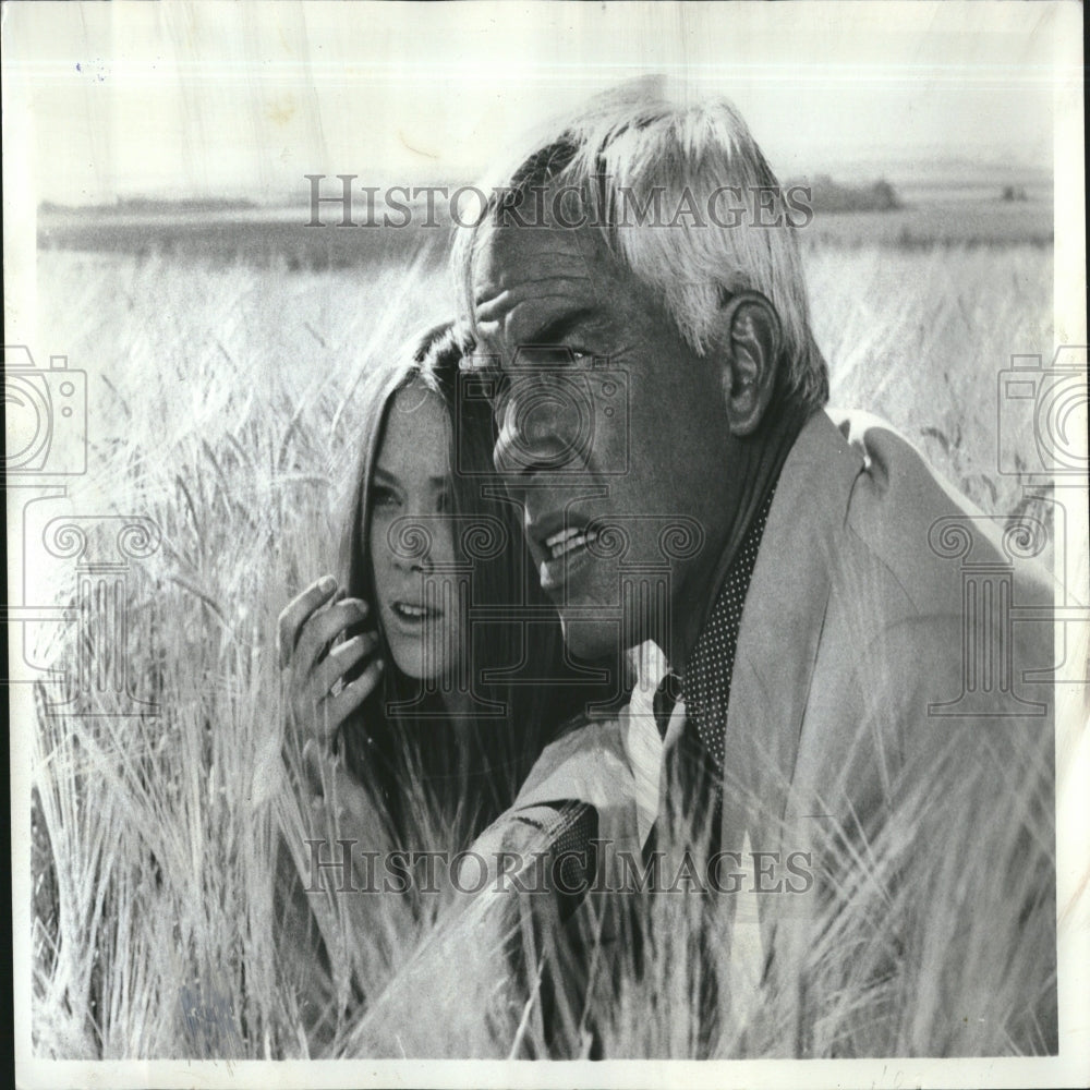 1972 Press Photo Lee Marvin Sissy Spacek Prime Cut - RRV26875- Historic Images