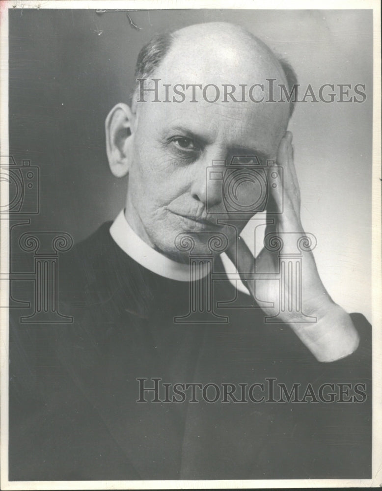 1953 Press Photo Dr. Max Jordan Radio Journalist NBC - RRV29769- Historic Images