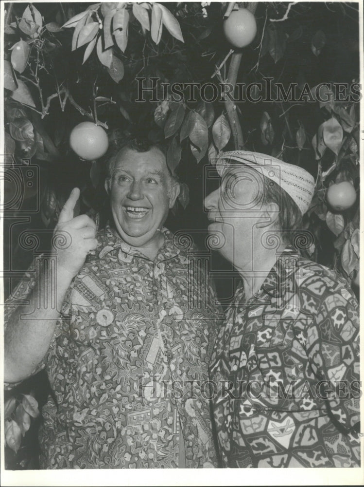 1962 Press Photo Andy Devine Ed Wynn Actors - RRV29895- Historic Images