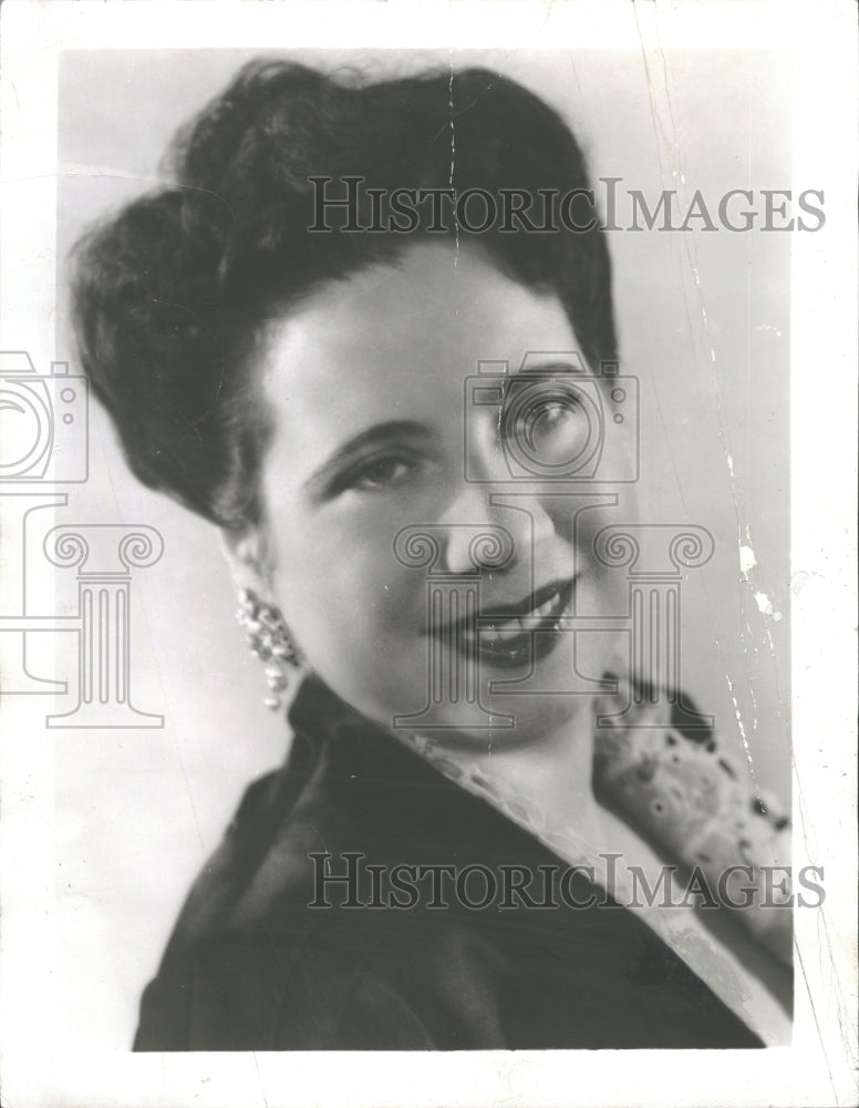 1949 Press Photo CloÃ« Elmo Italian Edwige Chibaudo Rome- Historic Images