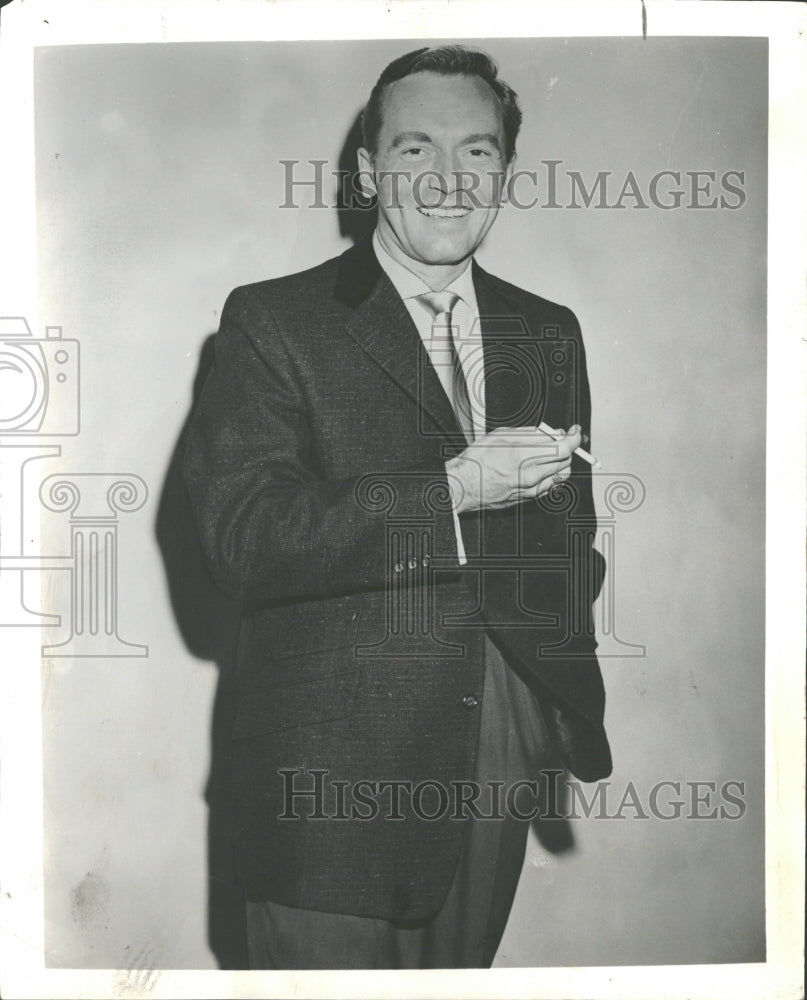 1955 Press Photo Singer Johnny Johnston - RRV30681- Historic Images