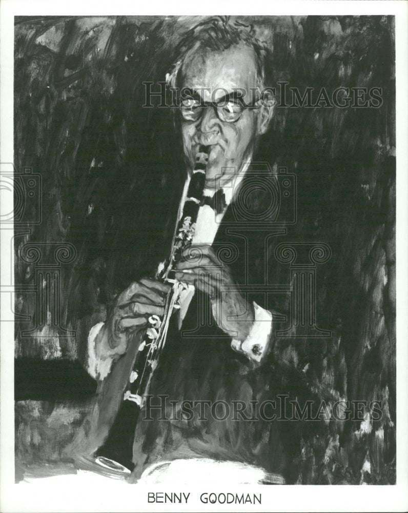 1986 Press Photo Benjamin David Benny Goodman American - RRV31631- Historic Images