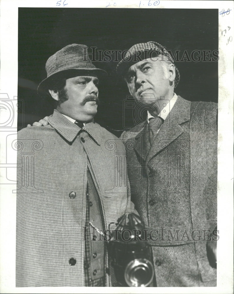 1972 Press Photo Stewart Granger Sherlock Holmes Hound - RRV31677- Historic Images