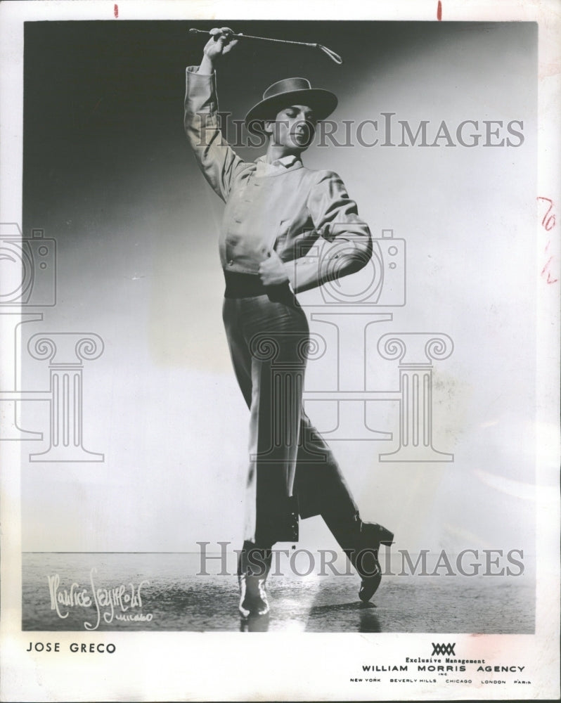 1958 Press Photo Dance Magic Jose Greco Troupe Theate - RRV31837- Historic Images