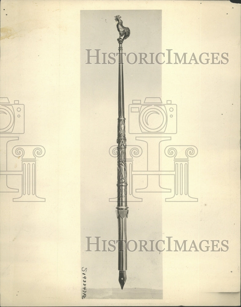1919 Press Photo Premier Clemencau The Versailles Treat - RRV35345- Historic Images