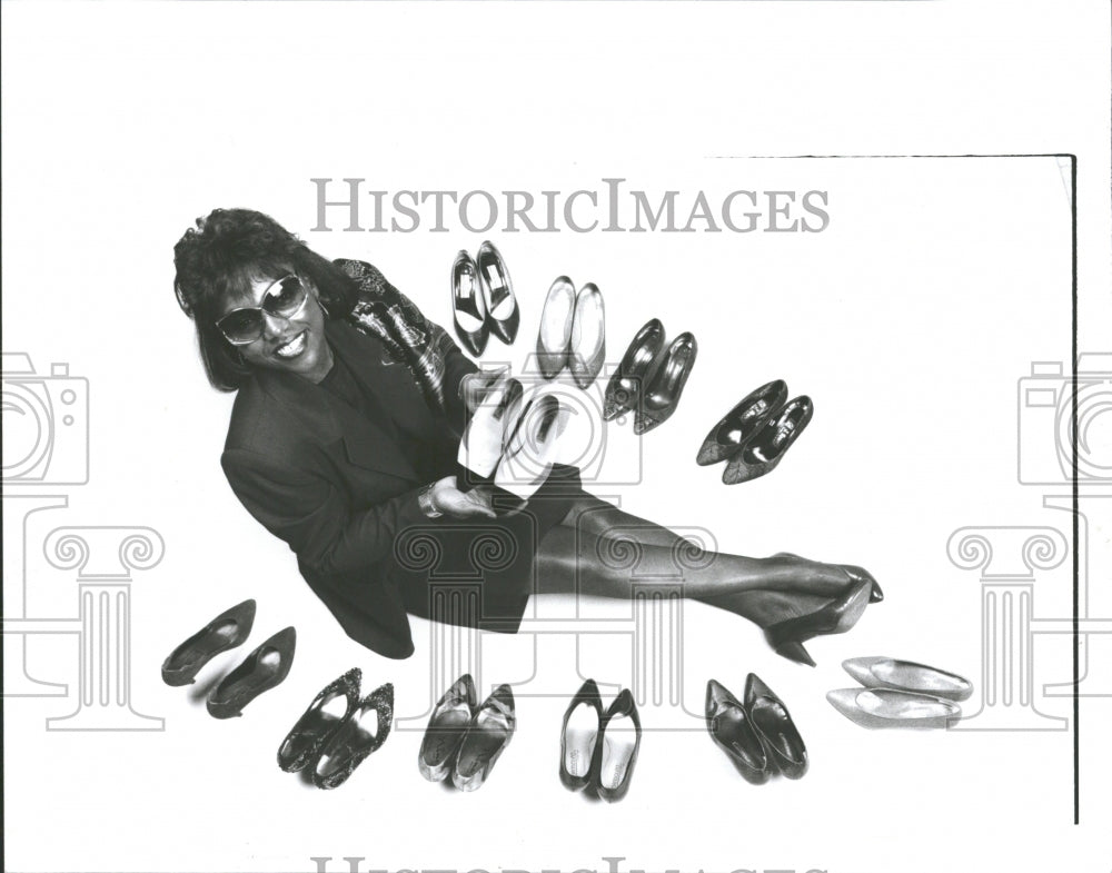 1991 Press Photo Clothing Shoes High Heels - RRV37507- Historic Images