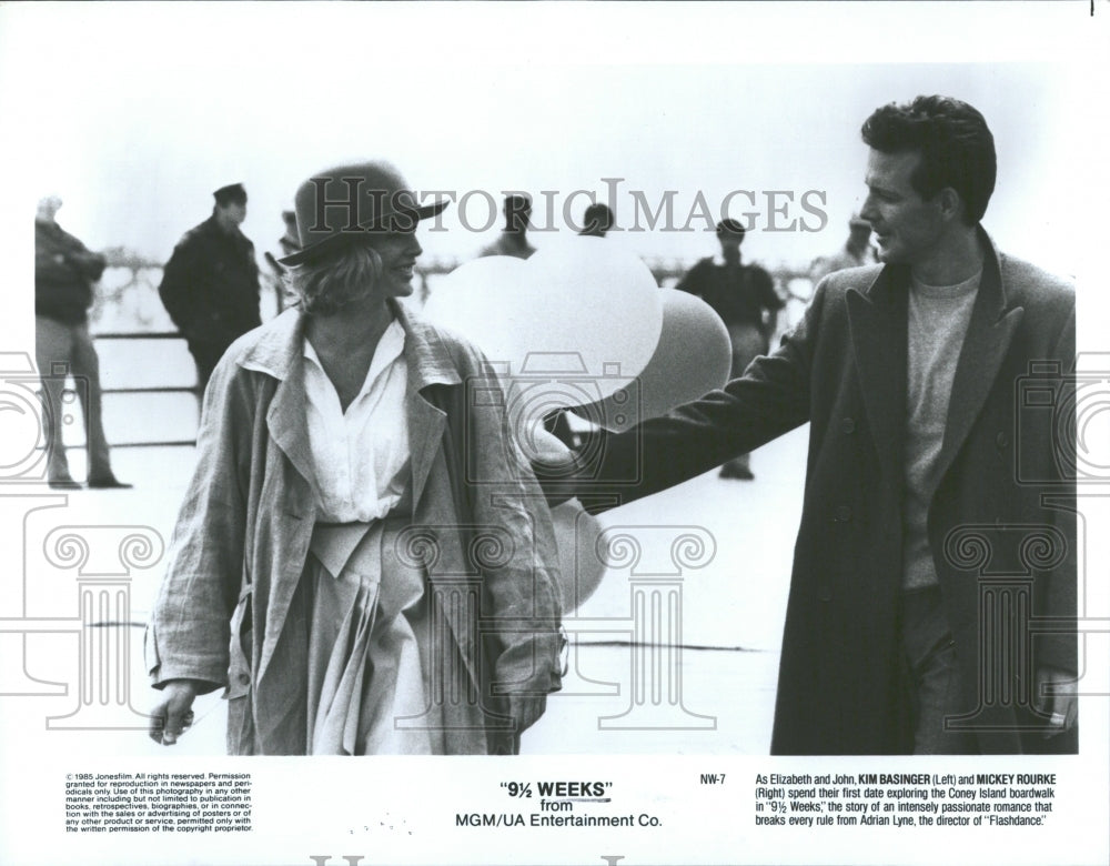 1985 Press Photo 91/2 Weeks Motion Picture Play - RRV38153- Historic Images