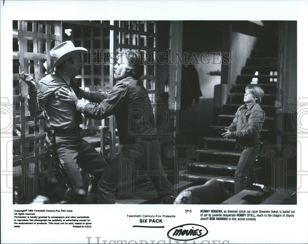 1982 Press Photo Kenny Rodgers Stars As Brewster Baker - RRV38659- Historic Images