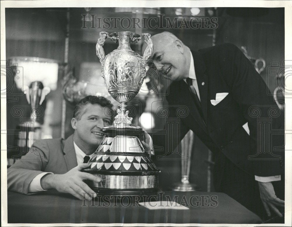 1965 Press Photo Jame McHugh Prince Wale Trophy Chicago - RRV42435- Historic Images