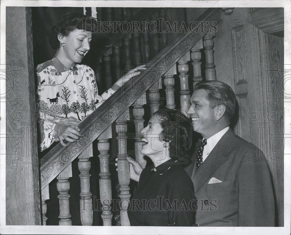 1950 Press Photo Mrs. William C. Tost Hostess - RRV46887- Historic Images