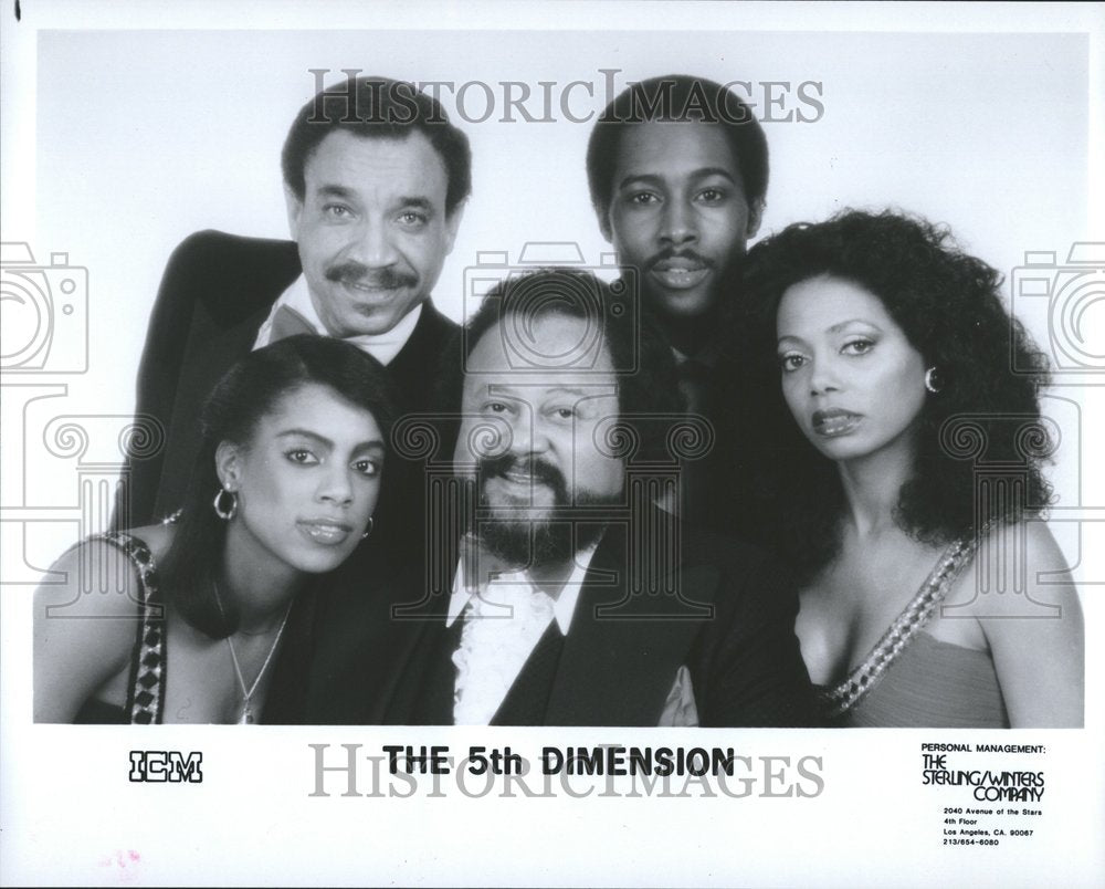 1984 Press Photo The 5th Dimension R&B Vocal Soul Jazz - RRV48381