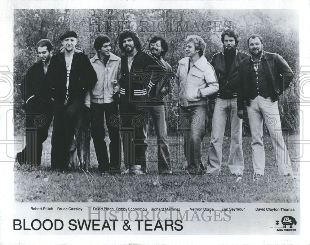 1980 Press Photo Fusion Jazz Group Blood Sweat &amp; Tears - RRV49271- Historic Images