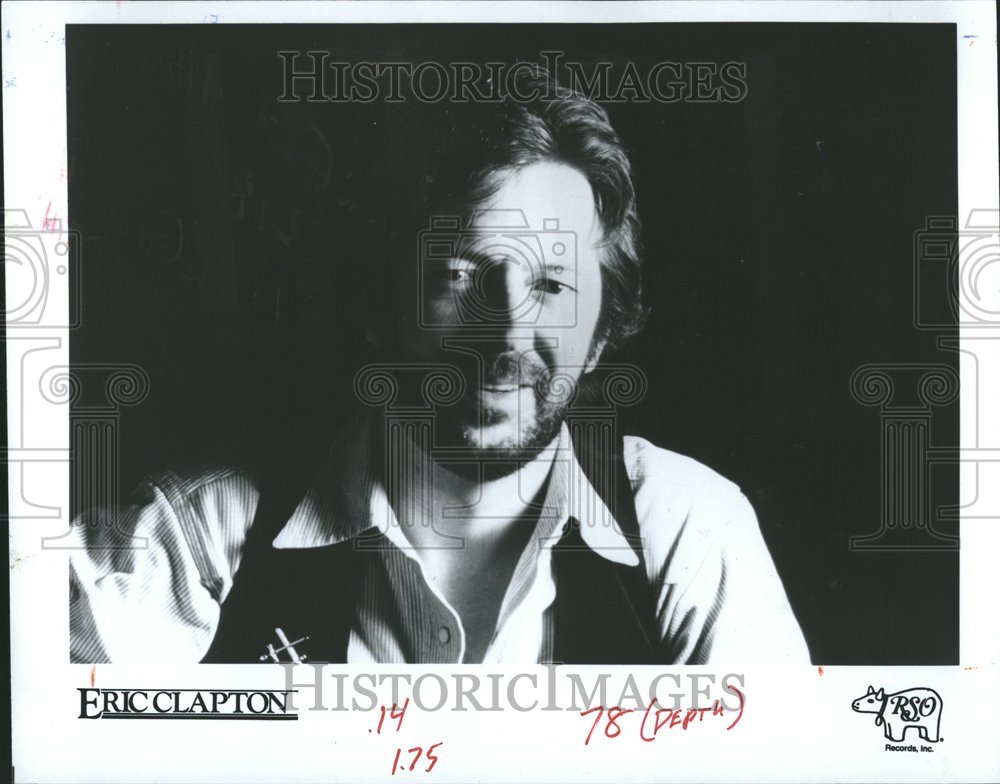 1982 Press Photo Eric Clapton Guitarist Songwriter - RRV49513- Historic Images