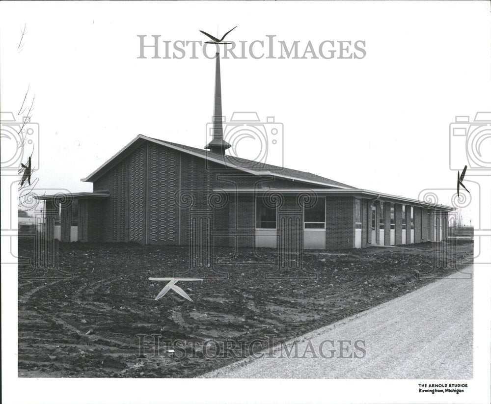 1962 Press Photo Birmingham Church of Christ Michigan - RRV51495- Historic Images