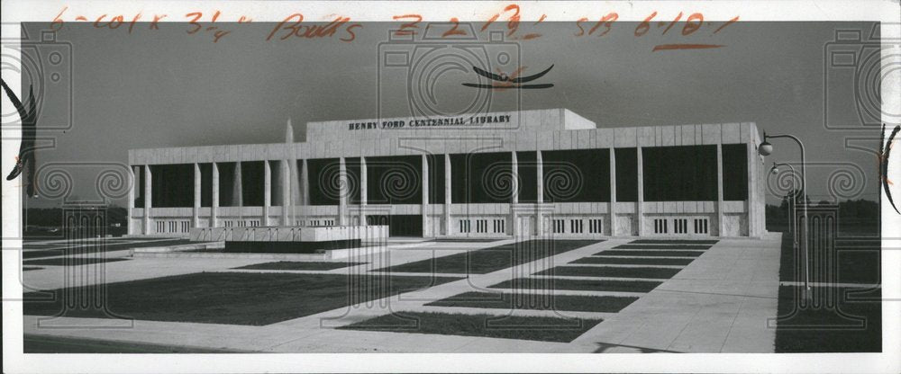 1969 Press Photo Henry Ford centennial Library - RRV52853- Historic Images