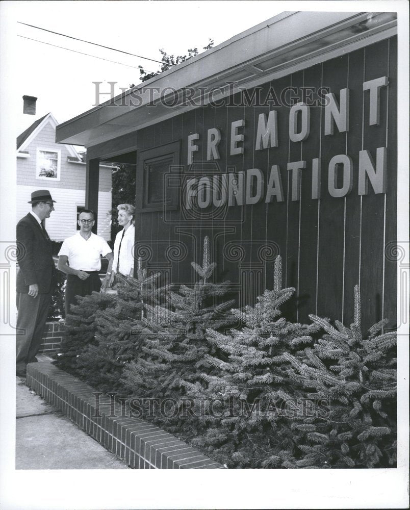 1961 Press Photo Fremont Foundation Bldg Michigan - RRV55525- Historic Images