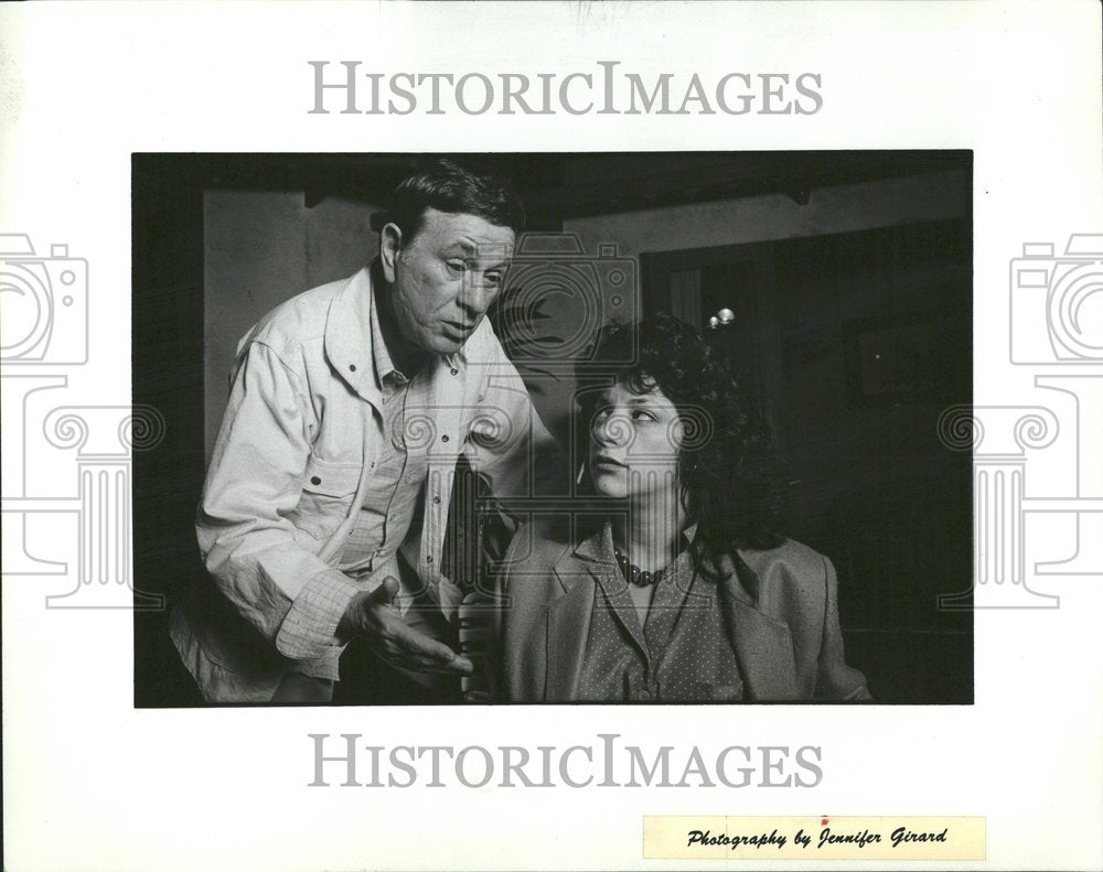 1983 Press Photo Shelley Berman and Jill Holden - RRV57645- Historic Images