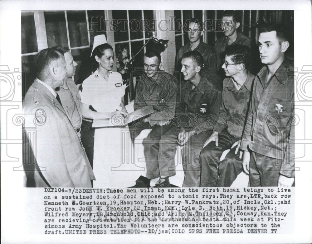 Press Photo Kenneth Goertzen Hampton Atomic Rays Inman - RRV58443